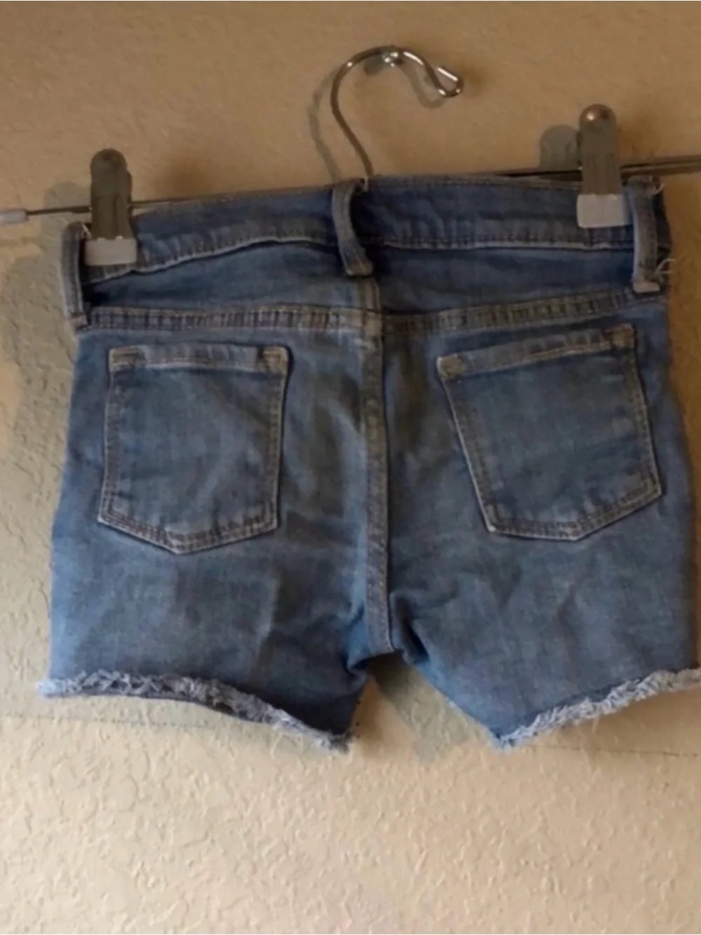 Old Navy Shorts Girls Denim Blue Jean Cutoff Casual Shorts Kids Size Toddler 4T